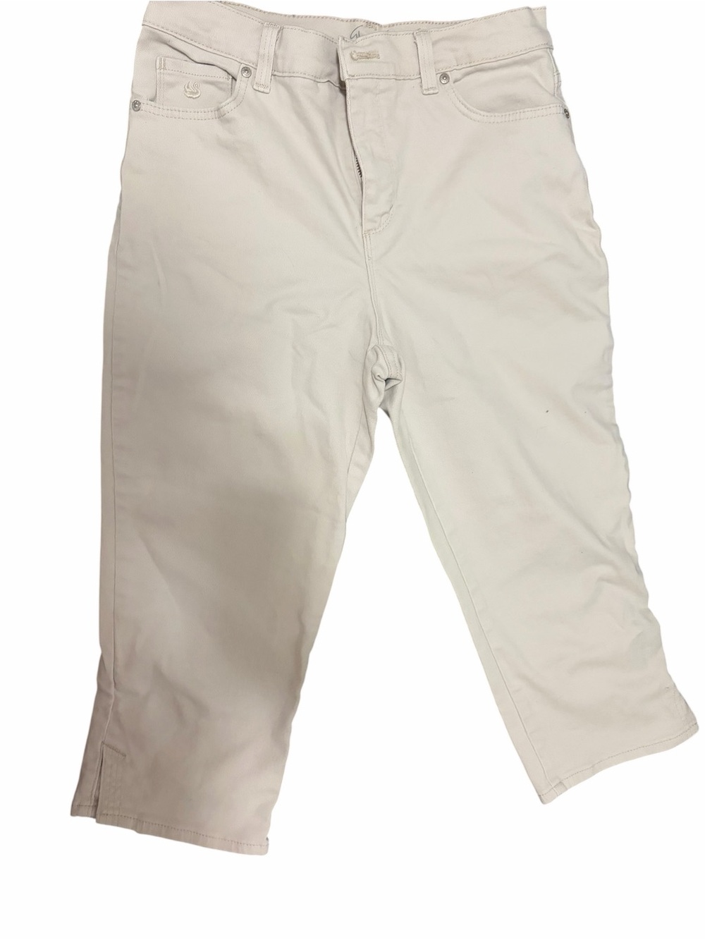 Gloria Vanderbilt Cream High-Rise Jeans